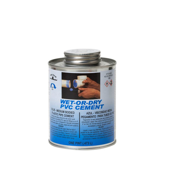 Black Swan's Wet-Or-Dry PVC Cement - Medium 4 oz. (4 oz.)