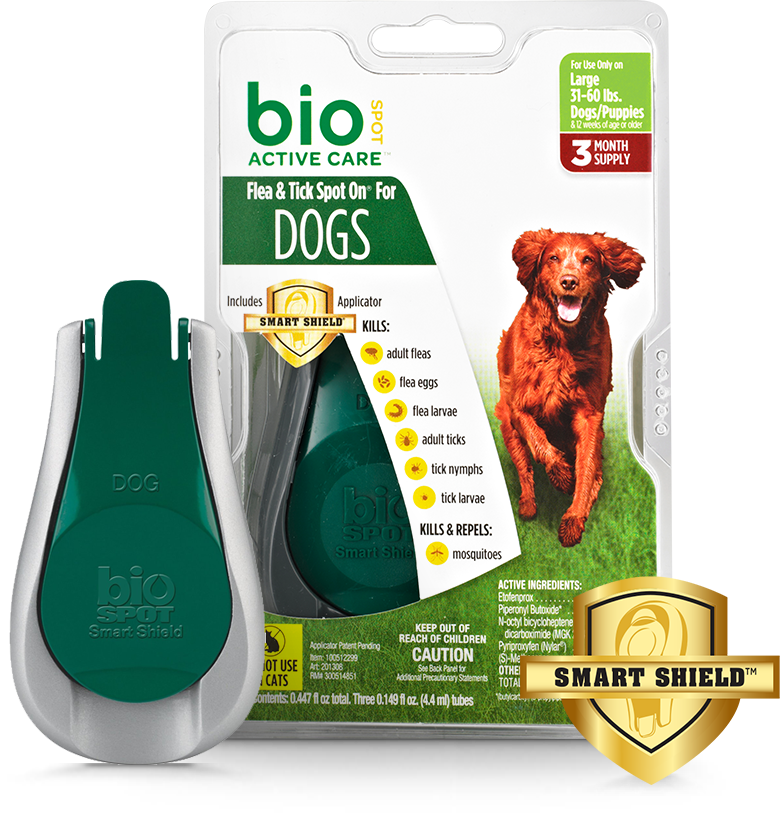 Bio Spot Farnam Companies BIO SPOT ACTIVE CARE™ Flea & Tick Spot On® for Dogs ...