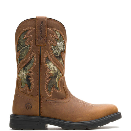 Wolverine Men's Rancher Level Pull-On Steel-Toe Work Wellington Camo