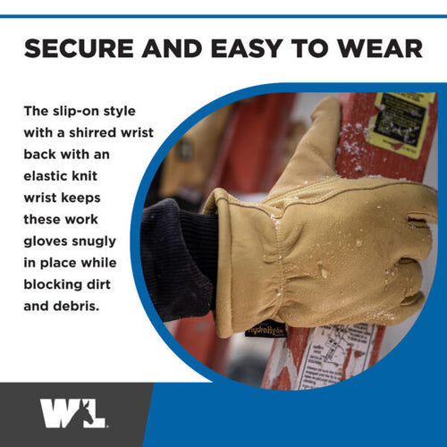Wells Lamont Men’s HydraHyde® Insulated Slip-On Knit Wrist