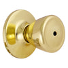 Design House Tulip Privacy Door Knob in Polished Brass