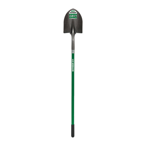 Seymour Midwest 16 Ga. #2 Round Point Shovel, 43 Green Fiberglass Handle