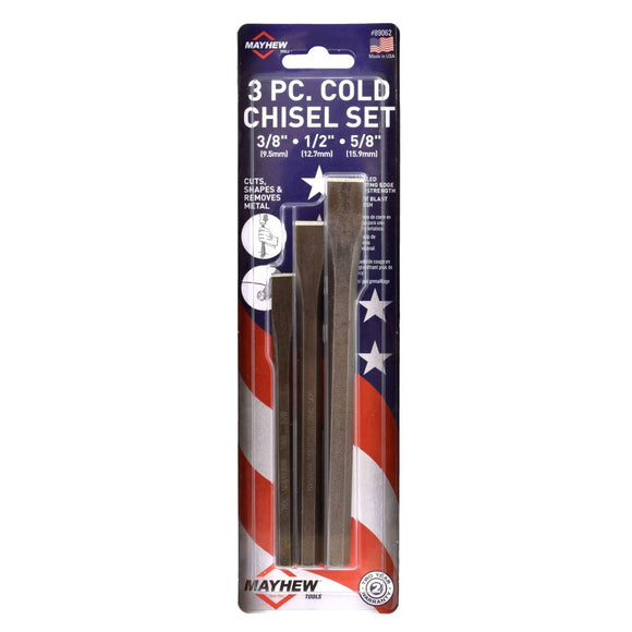 Mayhew Cold Chisel Sets 3 Piece